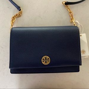 NWT Tory Burch Royal Navy Crossbody Purse